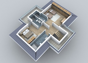 4+1-Villa in einer günstig gelegenen Gegend von Fethiye