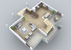 4+1-Villa in einer günstig gelegenen Gegend von Fethiye