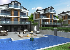 4+1-Villa in einer günstig gelegenen Gegend von Fethiye