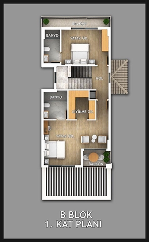 Villa mit 5+1 Grundriss in Fethiye 