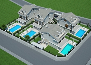 Villa mit 5+1 Grundriss in Fethiye 