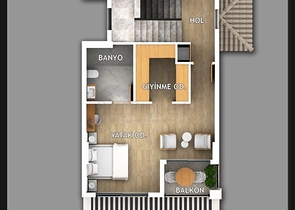 Villa mit 5+1 Grundriss in Fethiye 