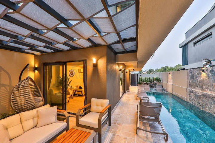 Villa mit 3+1 Grundrissen in Fethiye 