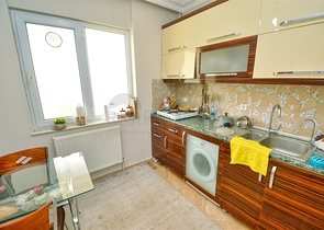 Wohnung mit 3+1 Grundriss im Wohnbezirk Siteler - Antalya 