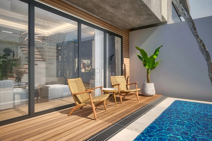 Gemütliche 4+1-Villa im Stadtteil Doshemealty - Antalya 