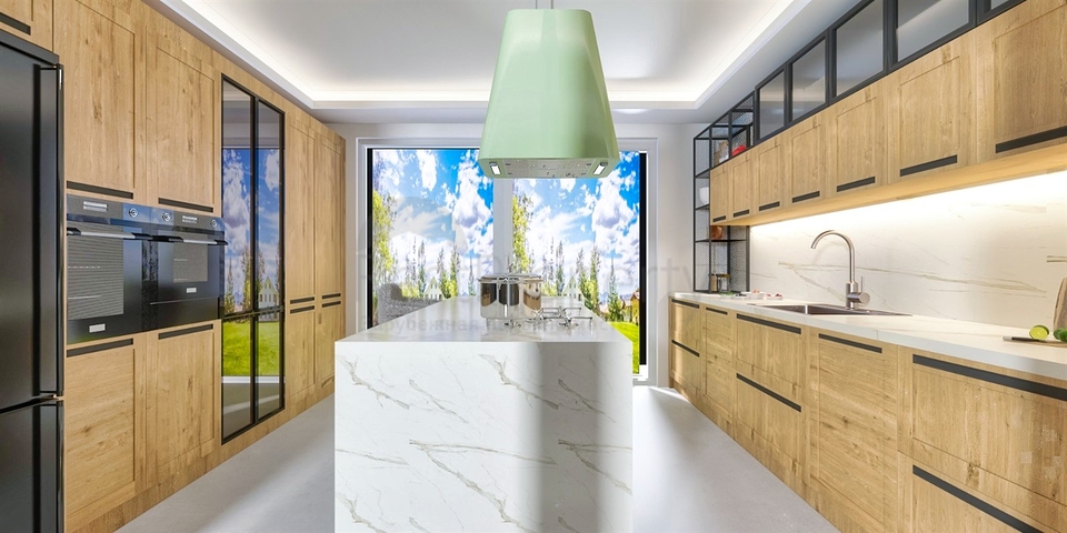 Gemütliche 4+1-Villa im Stadtteil Doshemealty - Antalya 