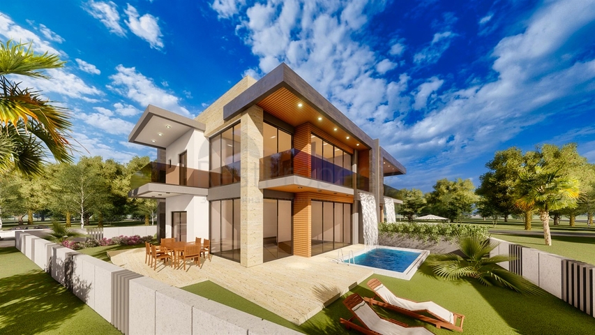 Gemütliche 4+1-Villa im Stadtteil Doshemealty - Antalya 