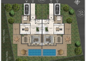 Gemütliche 4+1-Villa im Stadtteil Doshemealty - Antalya 