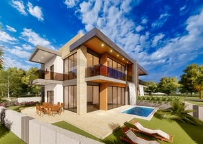 Gemütliche 4+1-Villa im Stadtteil Doshemealty - Antalya 