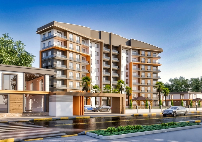 2+1-Apartments im Wohnbezirk Altyntasch - Antalya 