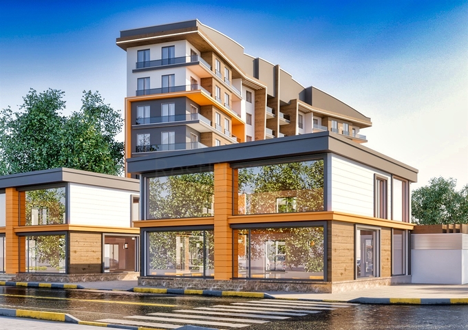 2+1-Apartments im Wohnbezirk Altyntasch - Antalya 