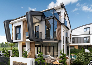 4+2- und 6+2-Villen in der Region Doshemealty - Antalya 