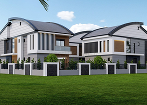 4+2- und 6+2-Villen in der Region Doshemealty - Antalya 