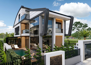 4+2- und 6+2-Villen in der Region Doshemealty - Antalya 