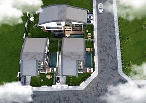 4+2- und 6+2-Villen in der Region Doshemealty - Antalya 