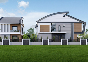 4+2- und 6+2-Villen in der Region Doshemealty - Antalya 