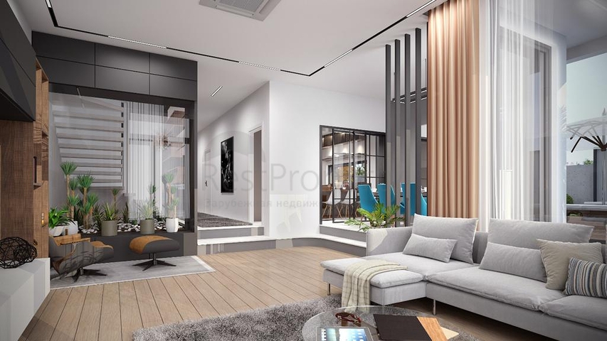 3-stöckige Villa mit 5+1 Grundriss im Stadtteil Doshemealty - Antalya 