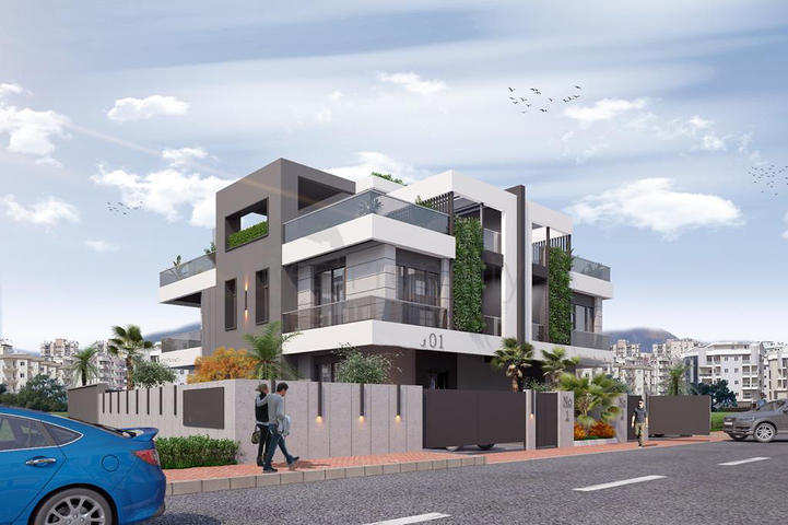 3-stöckige Villa mit 5+1 Grundriss im Stadtteil Doshemealty - Antalya 