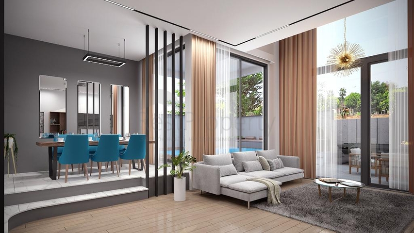 3-stöckige Villa mit 5+1 Grundriss im Stadtteil Doshemealty - Antalya 