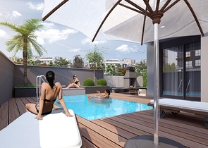 3-stöckige Villa mit 5+1 Grundriss im Stadtteil Doshemealty - Antalya 