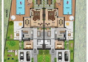 3-stöckige Villa mit 5+1 Grundriss im Stadtteil Doshemealty - Antalya 