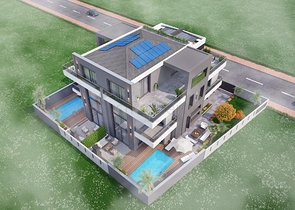 3-stöckige Villa mit 5+1 Grundriss im Stadtteil Doshemealty - Antalya 