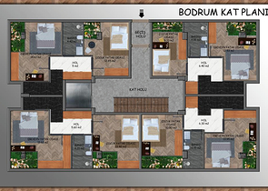 2+1 und 3+1 Wohnungen in der Nachbarschaft von Yesilbahçe - Antalya