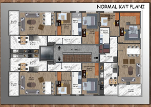 2+1 und 3+1 Wohnungen in der Nachbarschaft von Yesilbahçe - Antalya