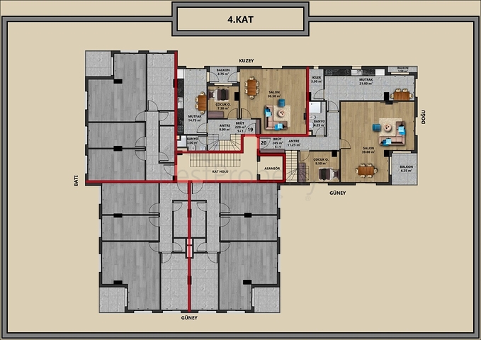 Investitionsprojekt im Zentrum von Antalya