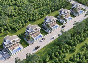 Die Villa ist 900 m vom Meer und 600 m von Belek entfernt