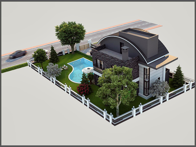 Villa mit 5+1 Pool in Belek - Antalya