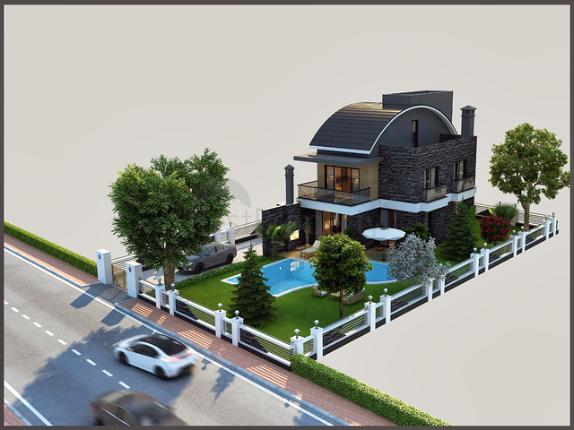 Villa mit 5+1 Pool in Belek - Antalya