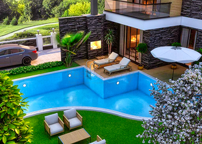 Villa mit 5+1 Pool in Belek - Antalya