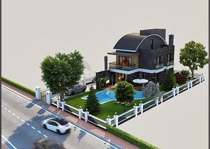 Villa mit 5+1 Pool in Belek - Antalya