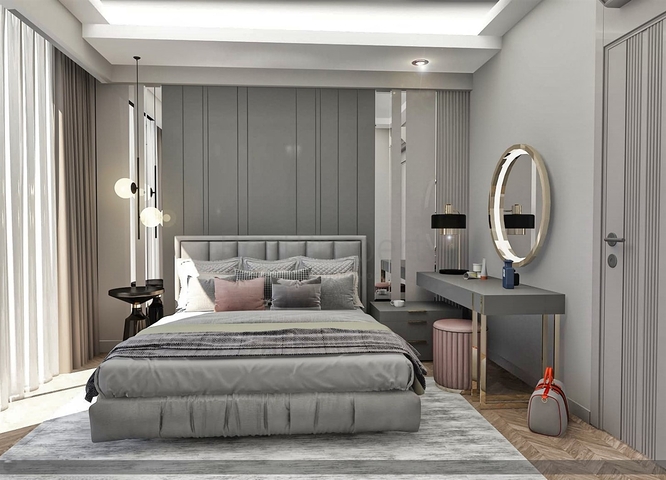 2+1 , 4+1 und 5+1 Wohnungen im Zentrum von Antalya 