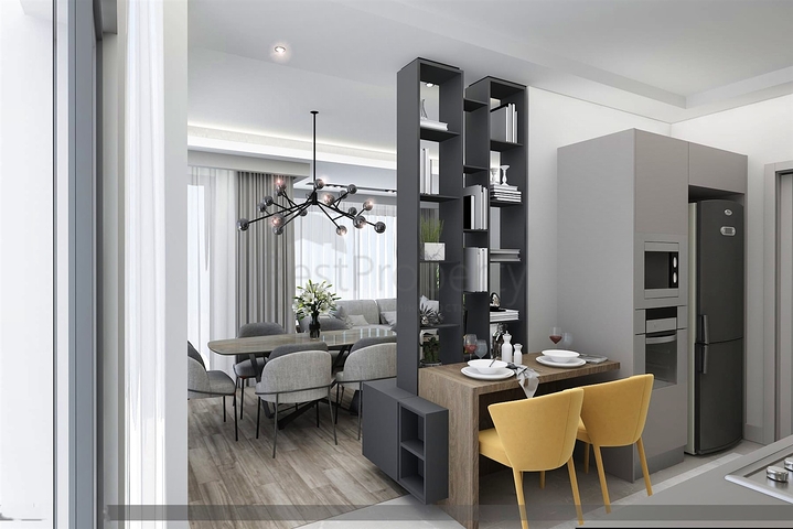 2+1 , 4+1 und 5+1 Wohnungen im Zentrum von Antalya 