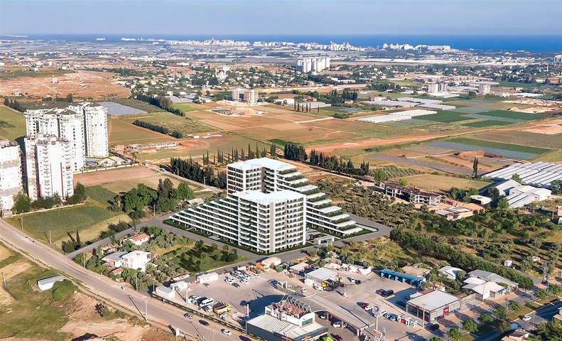 Das im Bau befindliche Investitionsprojekt in Altyntasch - Antalya 