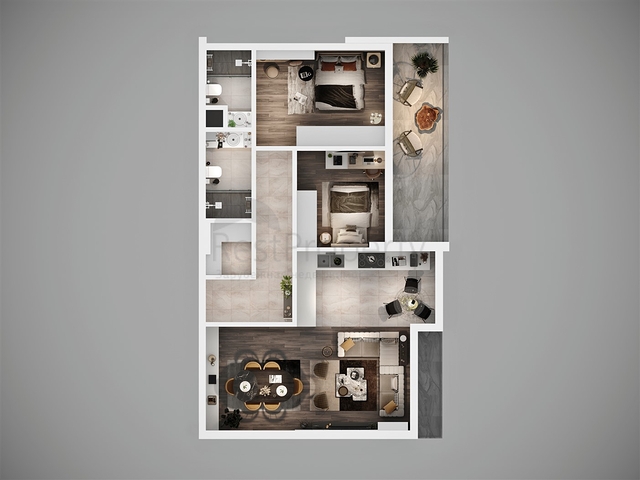 Das im Bau befindliche Investitionsprojekt in Altyntasch - Antalya 