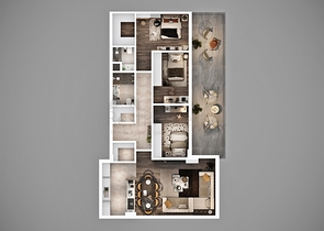 Das im Bau befindliche Investitionsprojekt in Altyntasch - Antalya 