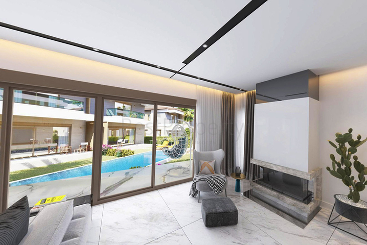 Villen in der prestigeträchtigen Gegend von Doshemealty - Antalya 