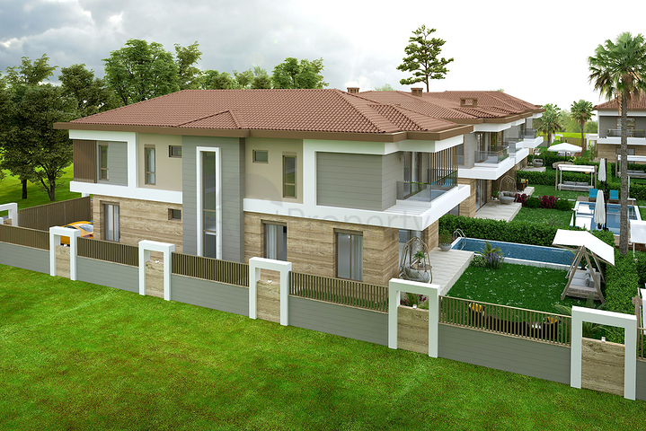 Villen in der prestigeträchtigen Gegend von Doshemealty - Antalya 