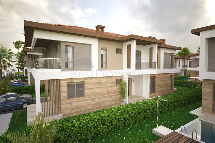 Villen in der prestigeträchtigen Gegend von Doshemealty - Antalya 