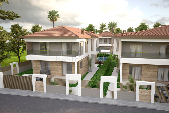 Villen in der prestigeträchtigen Gegend von Doshemealty - Antalya 