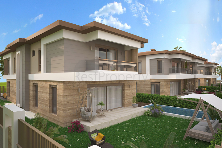 Villen in der prestigeträchtigen Gegend von Doshemealty - Antalya 