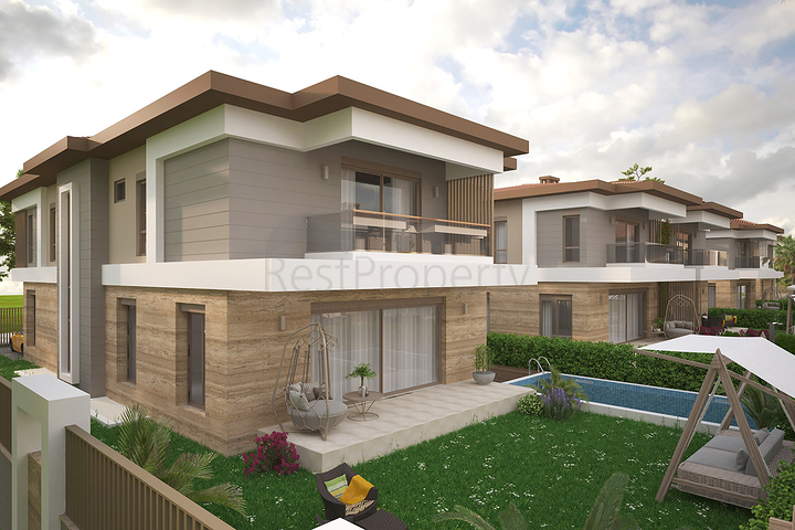 Villen in der prestigeträchtigen Gegend von Doshemealty - Antalya 