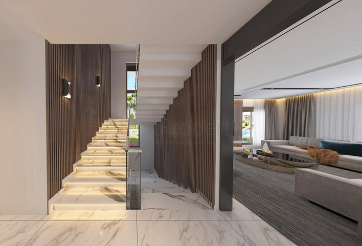 Villen in der prestigeträchtigen Gegend von Doshemealty - Antalya 