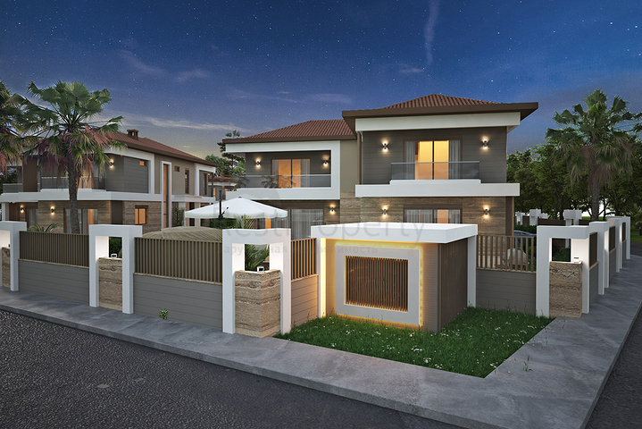 Villen in der prestigeträchtigen Gegend von Doshemealty - Antalya 