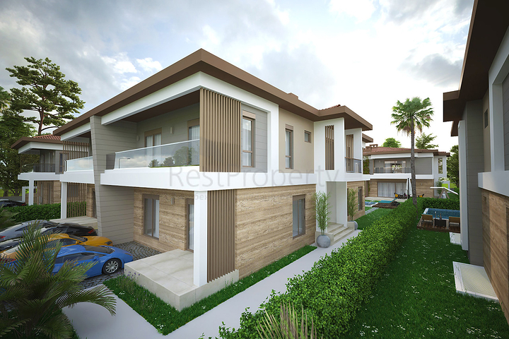 Villen in der prestigeträchtigen Gegend von Doshemealty - Antalya 