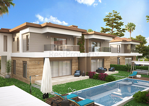 Villen in der prestigeträchtigen Gegend von Doshemealty - Antalya 