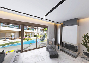 Villen in der prestigeträchtigen Gegend von Doshemealty - Antalya 